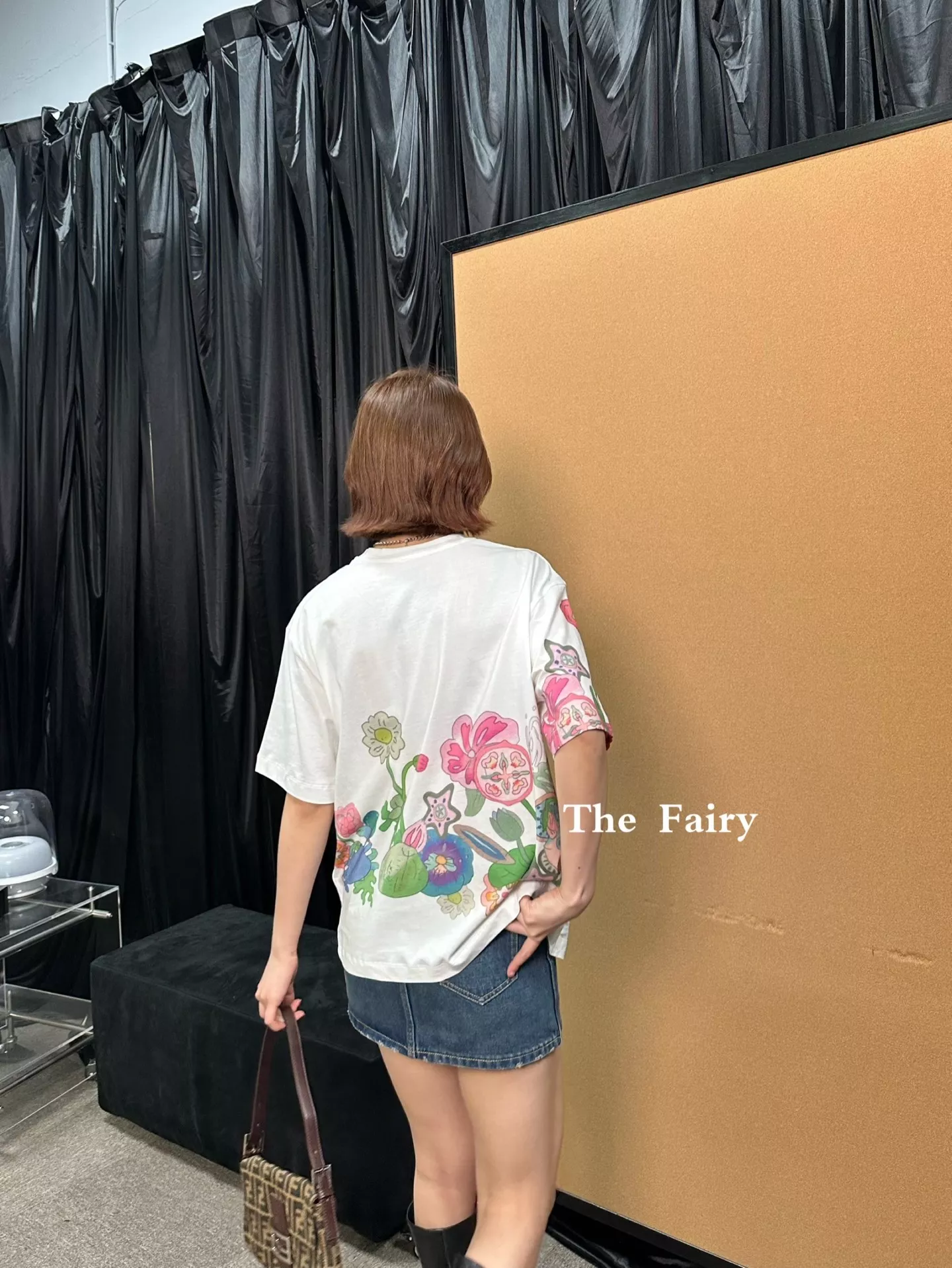 펜디 아야타카노 콜라보 플라워 프린트 티셔츠 상세 이미지 18