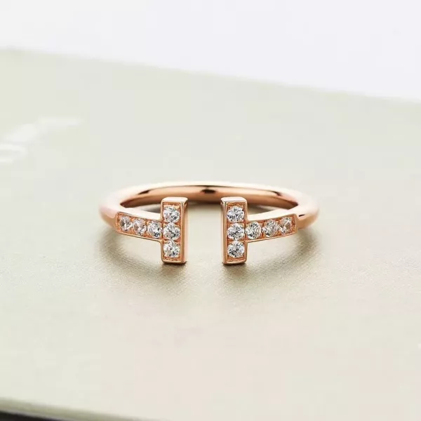 티파니앤코 더블 티 오픈 링