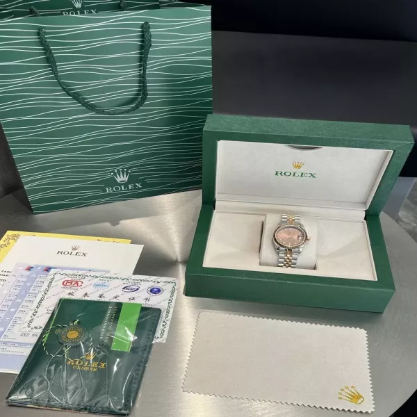 롤렉스 로그 세라믹 베젤 메탈 시계