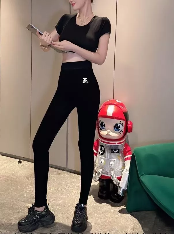 샤넬 울 발열 일자 밑위 크롭 팬츠 상세 이미지 11