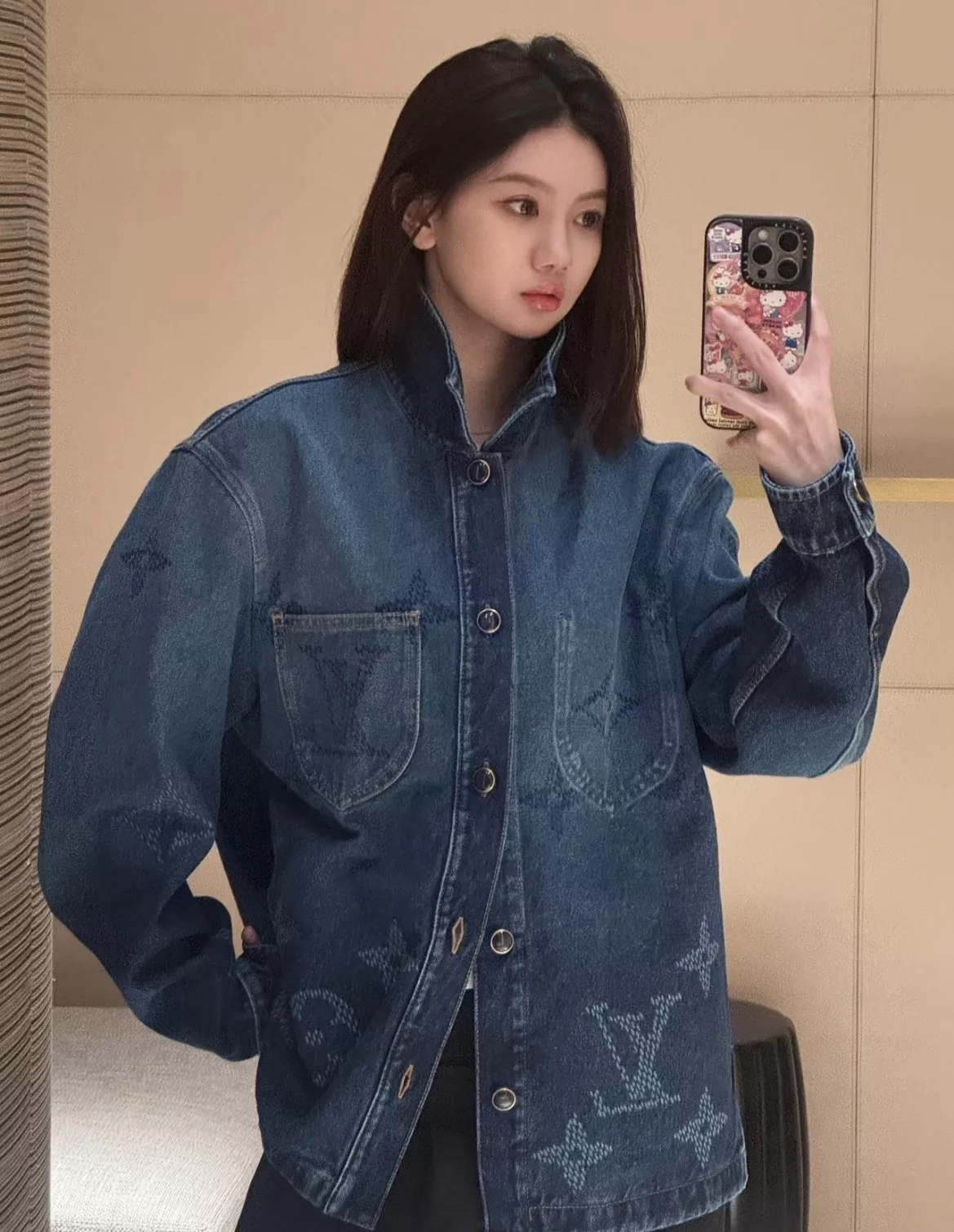 루이비통 모노그램 데님 재킷 팬츠 세트 상세 이미지 34
