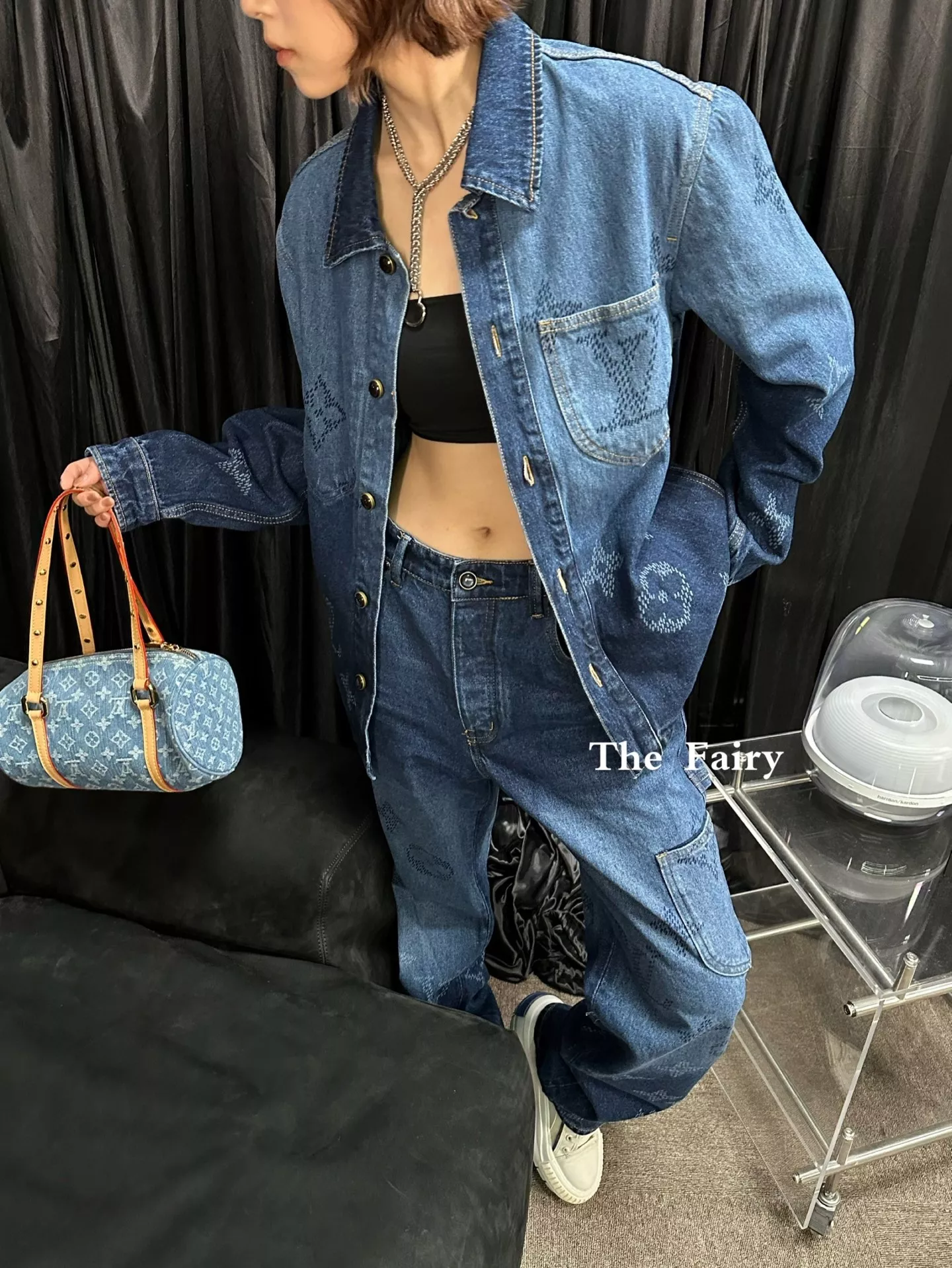 루이비통 모노그램 데님 재킷 팬츠 세트 상세 이미지 27