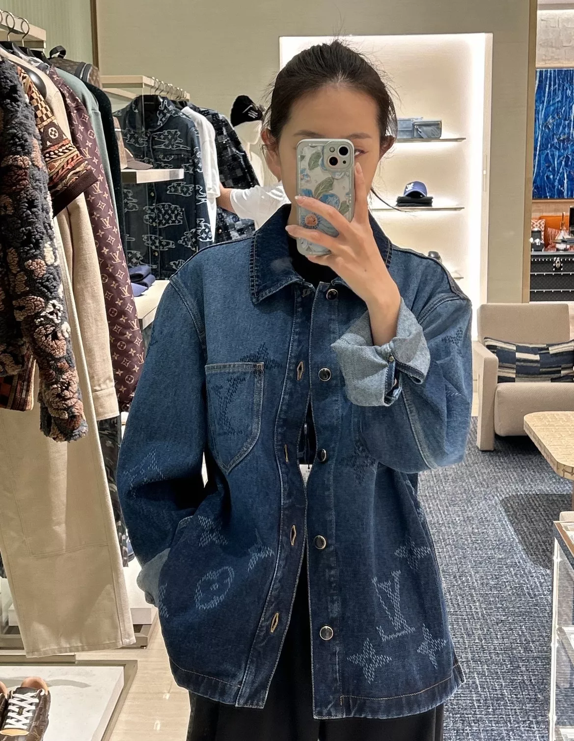 루이비통 모노그램 데님 재킷 팬츠 세트 상세 이미지 33