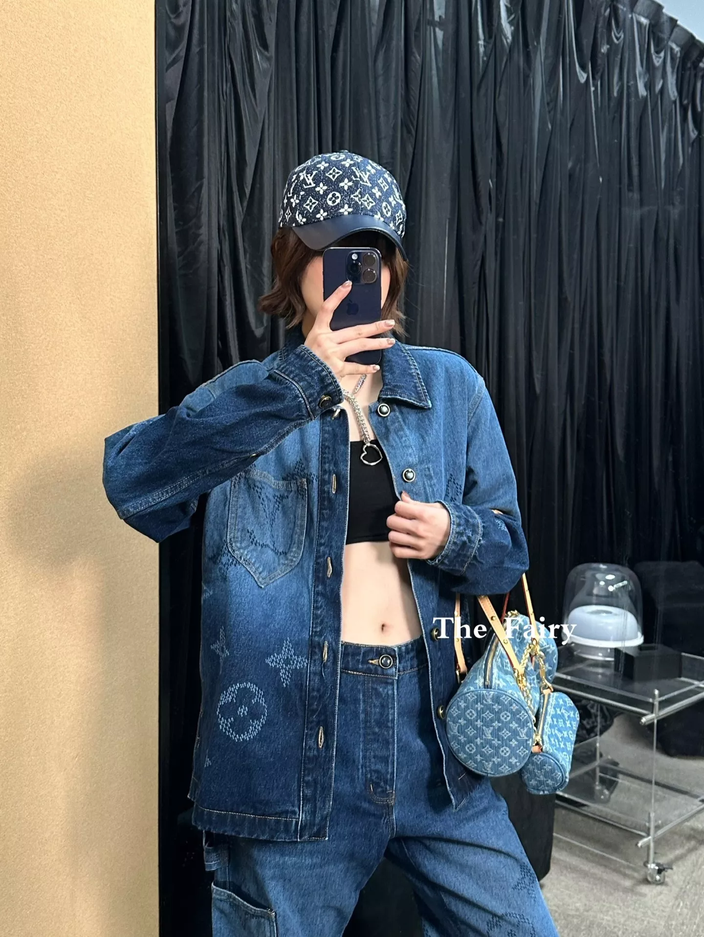 루이비통 모노그램 데님 재킷 팬츠 세트 상세 이미지 20