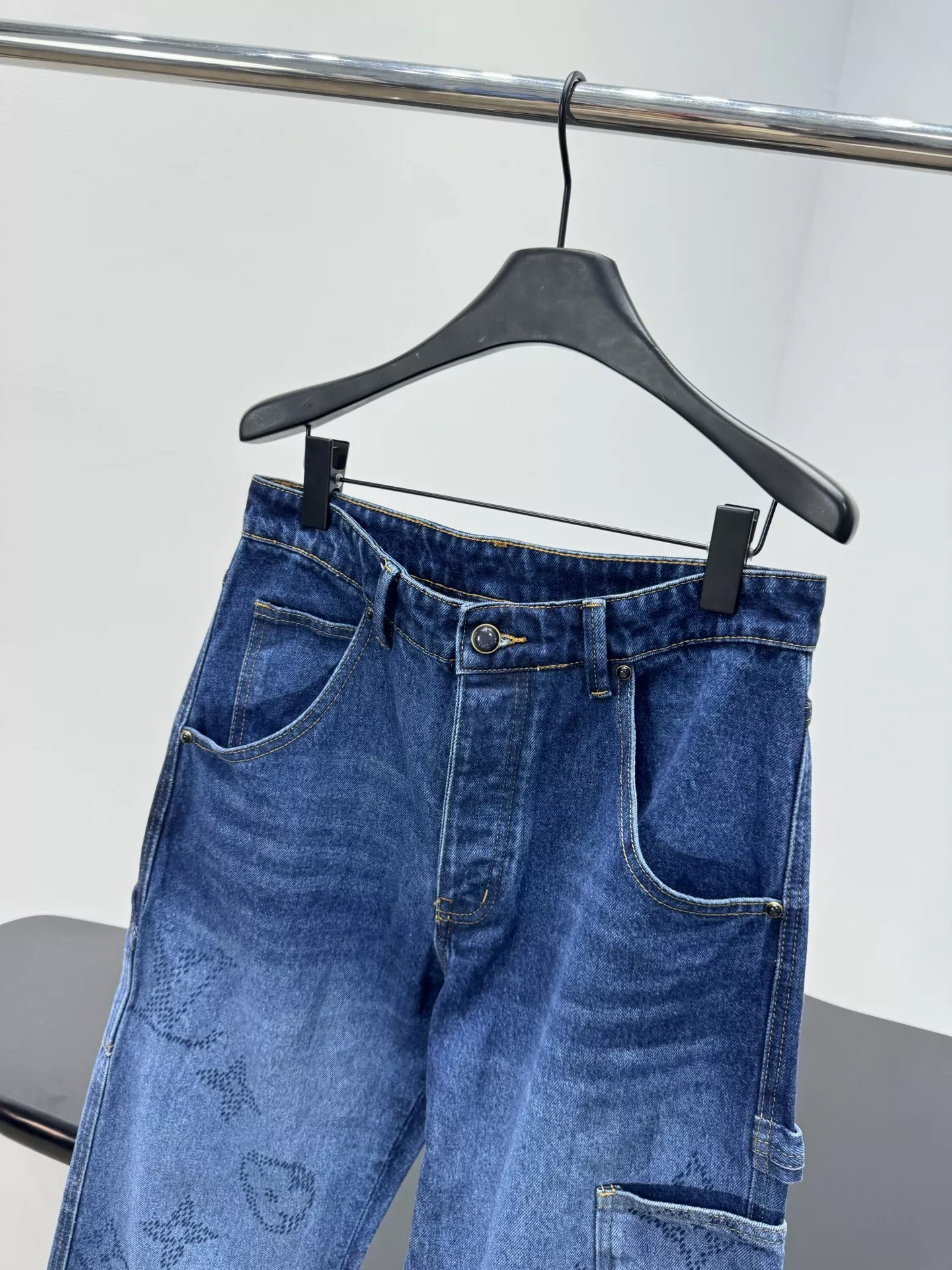 루이비통 모노그램 데님 재킷 팬츠 세트 상세 이미지 11