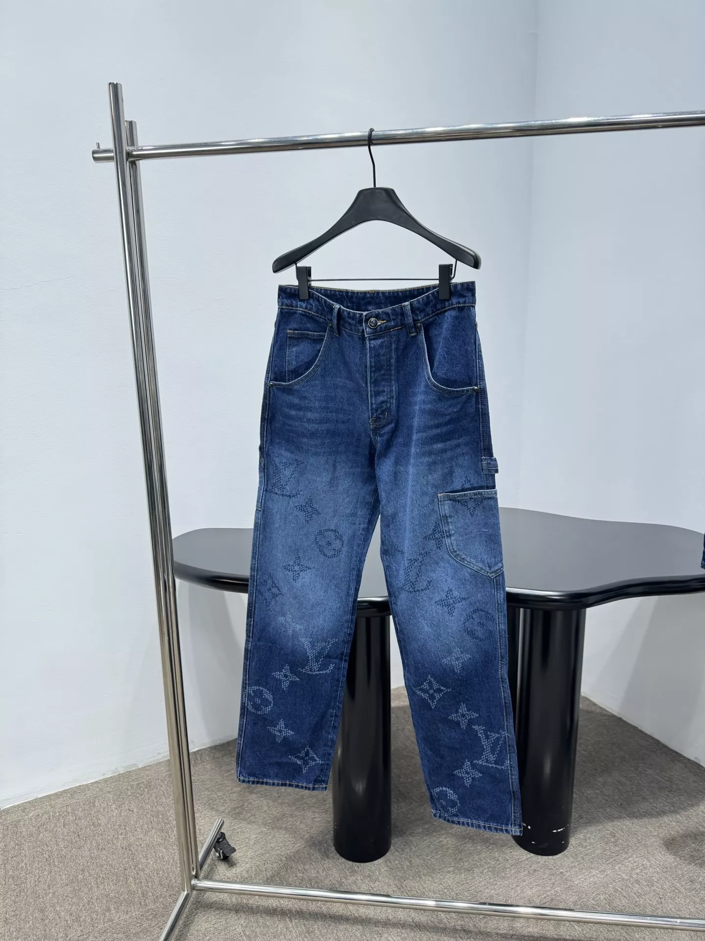 루이비통 모노그램 데님 재킷 팬츠 세트 상세 이미지 10
