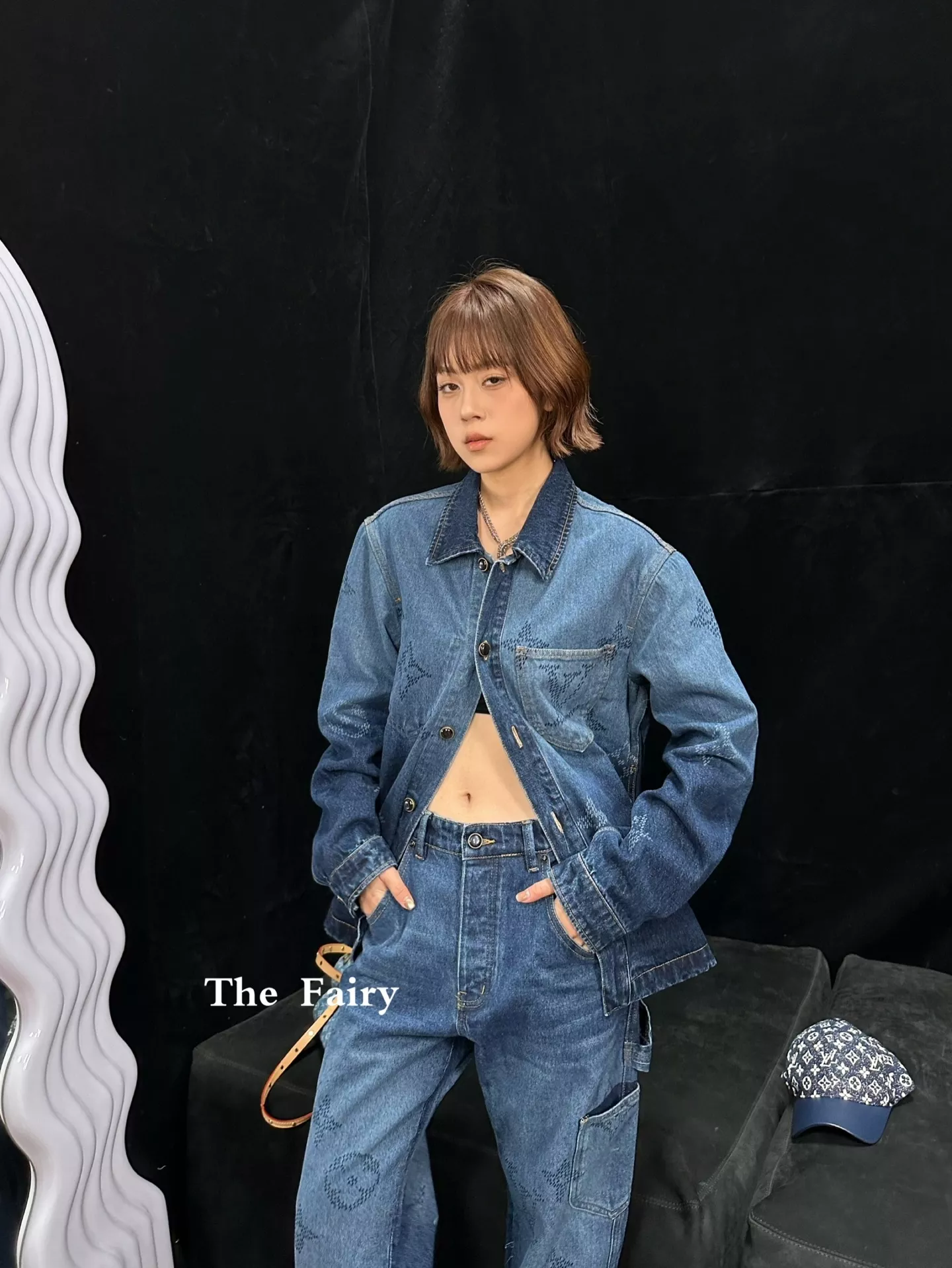 루이비통 모노그램 데님 재킷 팬츠 세트 상세 이미지 21