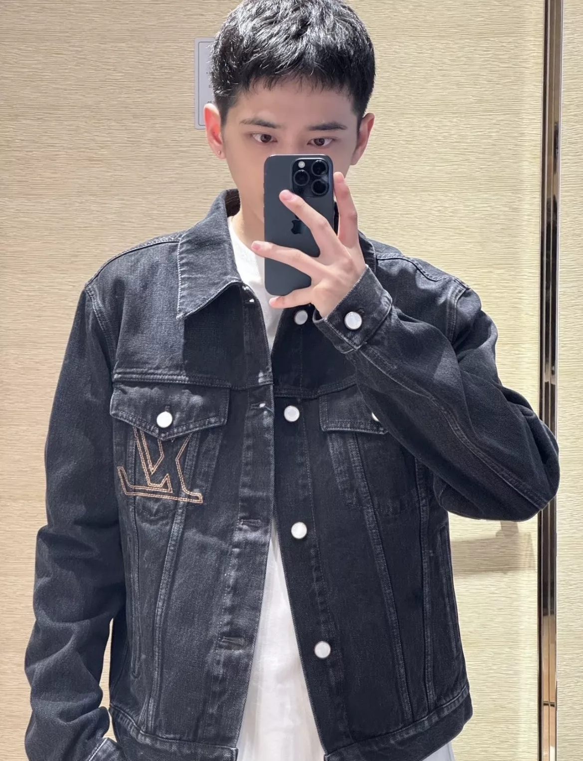 루이비통 데님 트러커 재킷 팬츠 세트 상세 이미지 31
