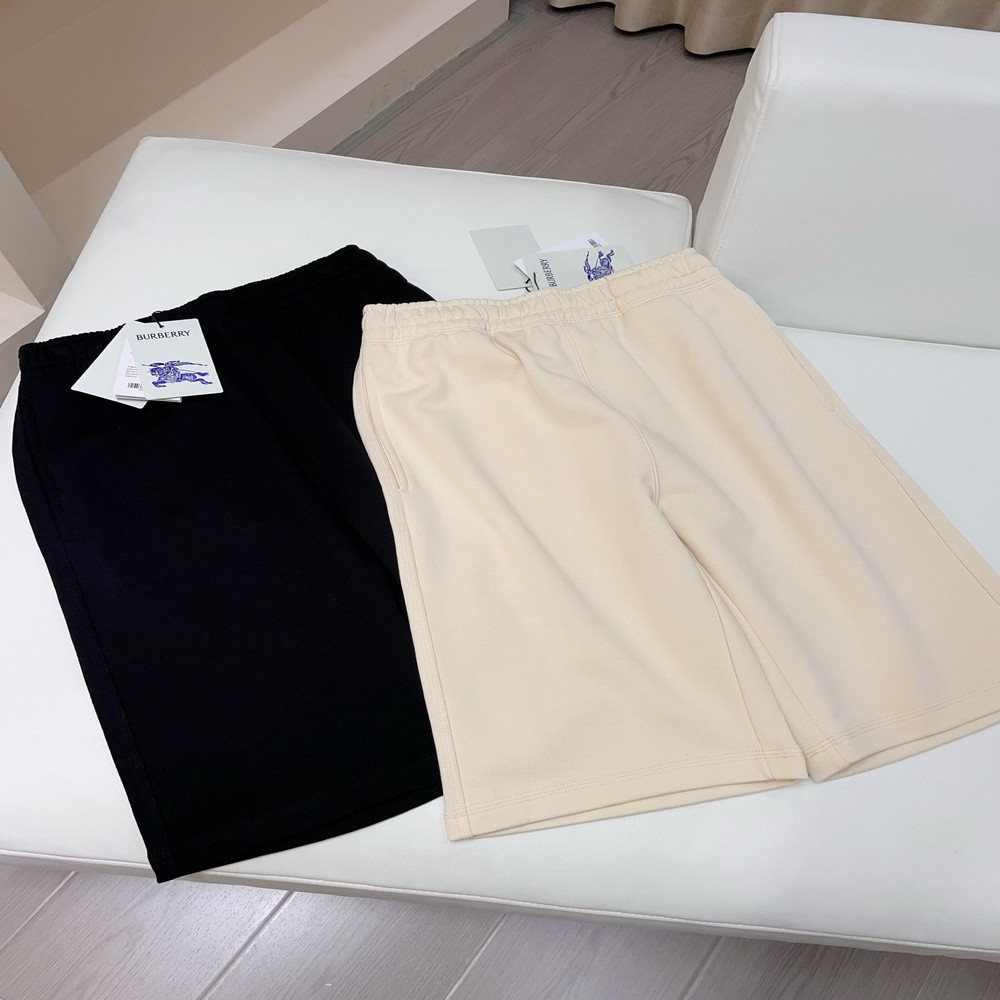 버버리 체크 라벨 코튼 쇼츠