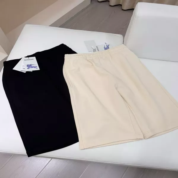 버버리 체크 라벨 코튼 쇼츠