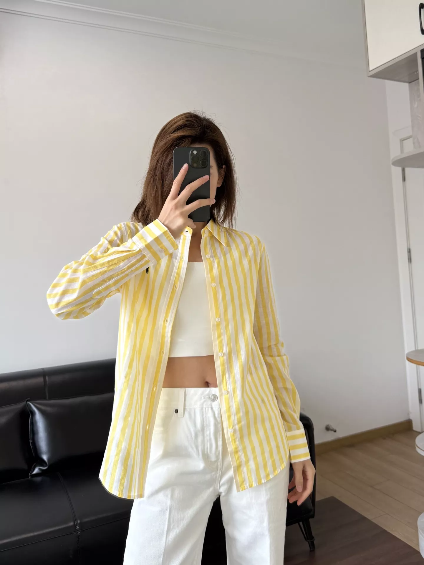 랄프로렌 포니 자수 린넨 스트라이프 셔츠 상세 이미지 44