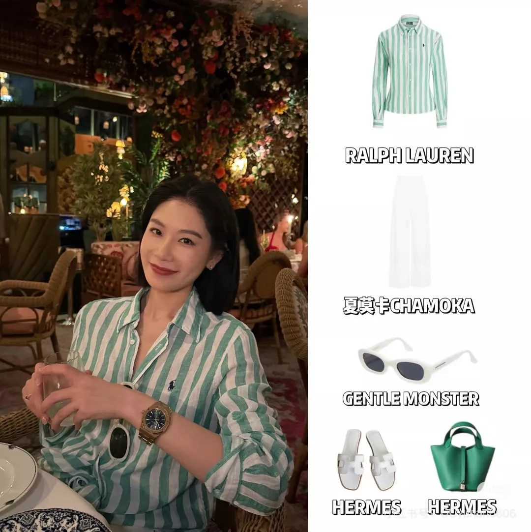 랄프로렌 포니 자수 린넨 스트라이프 셔츠 상세 이미지 77