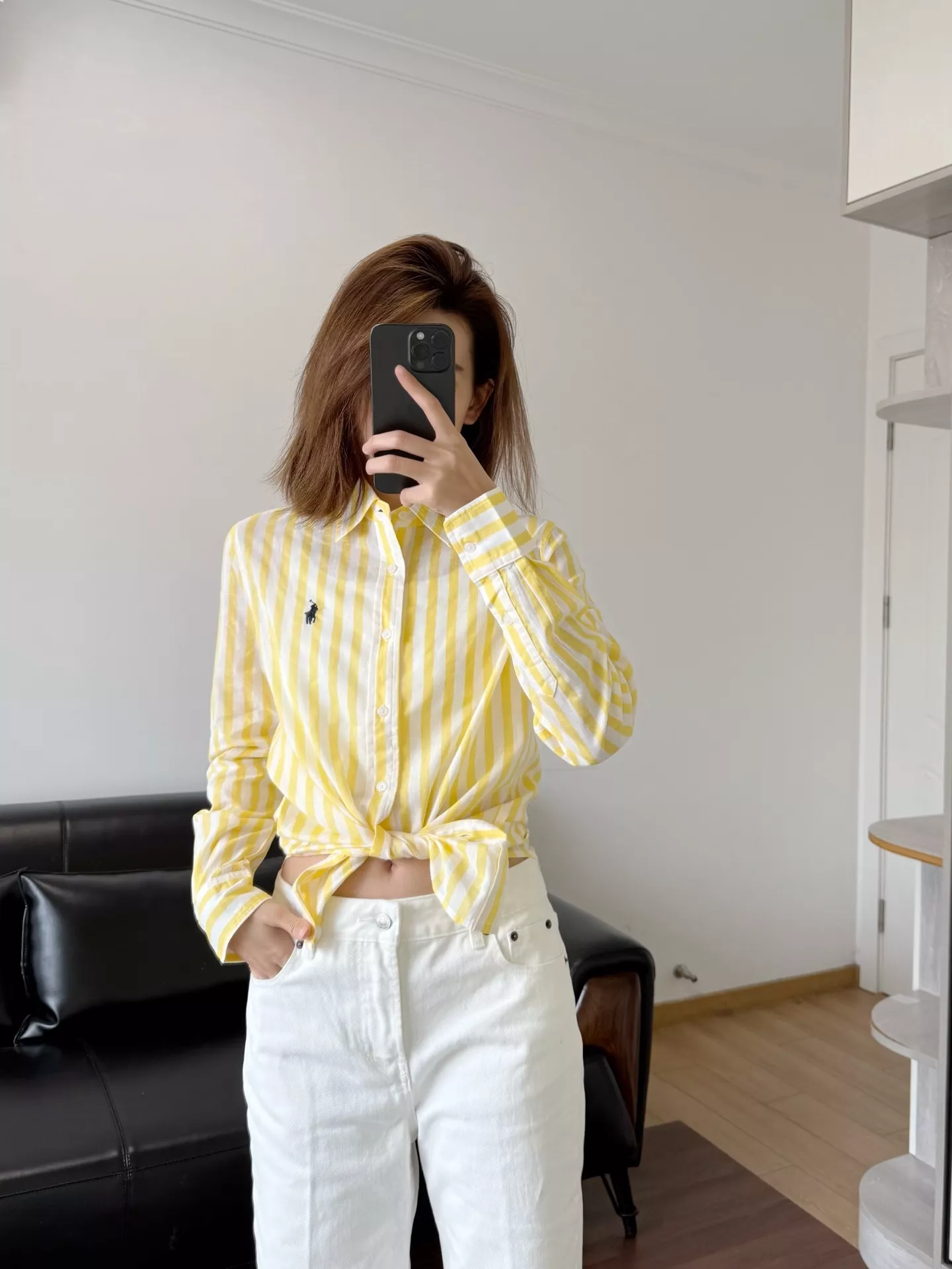 랄프로렌 포니 자수 린넨 스트라이프 셔츠 상세 이미지 42