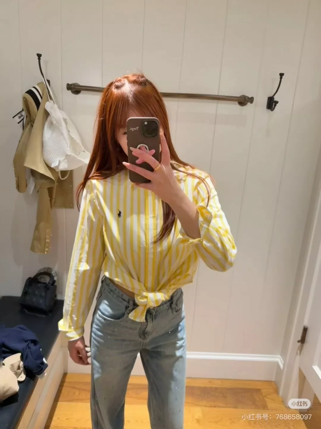 랄프로렌 포니 자수 린넨 스트라이프 셔츠 상세 이미지 65