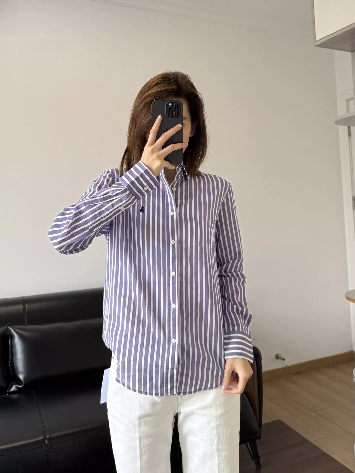 랄프로렌 포니 자수 린넨 스트라이프 셔츠 상세 이미지 37