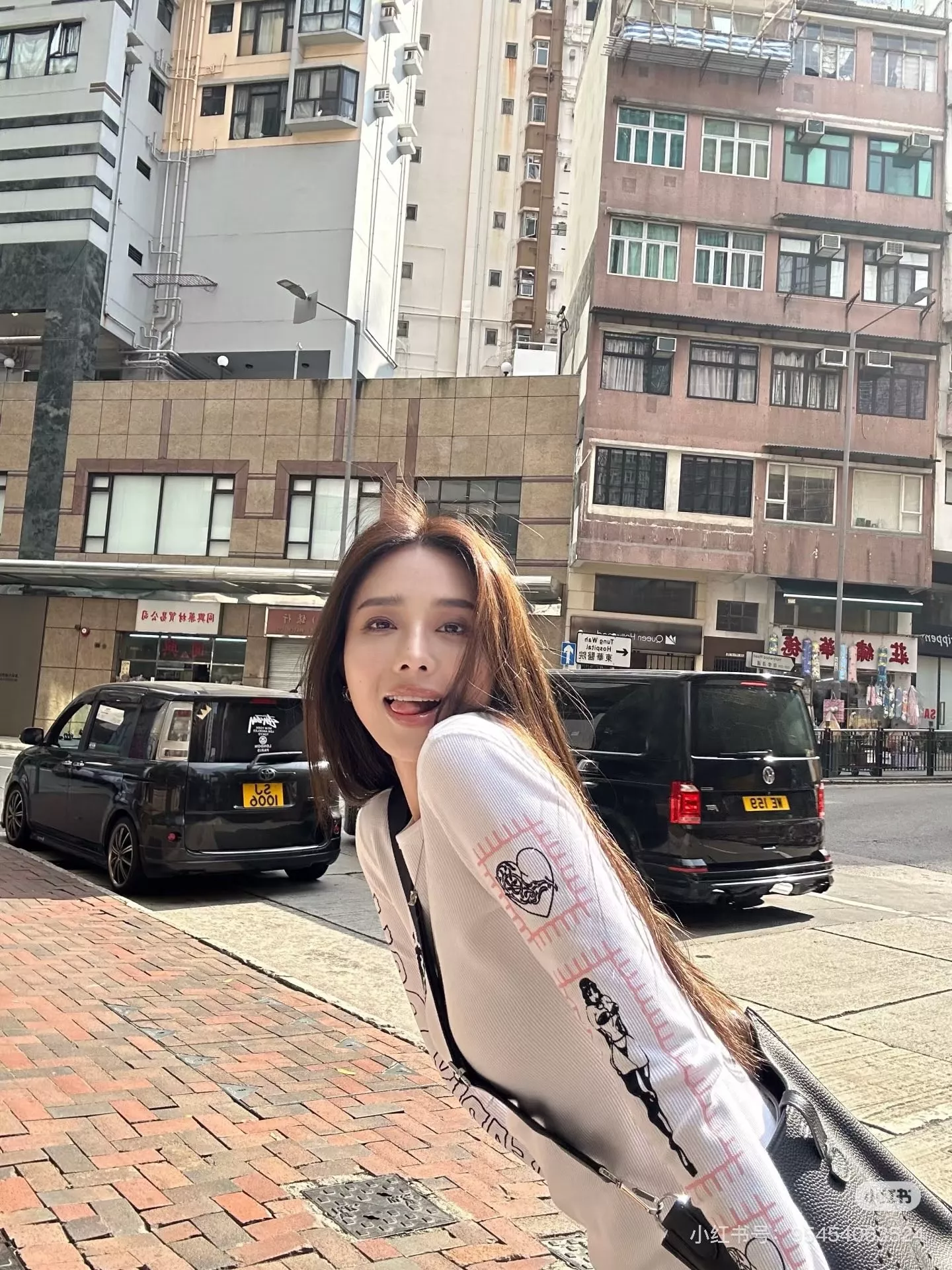 크롬하츠 와플 텍스처 레터링 긴소매 탑 상세 이미지 22