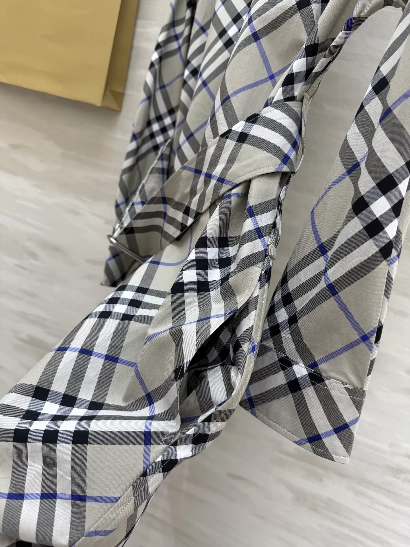 버버리 트렌치 스타일 체크 원피스 상세 이미지 30