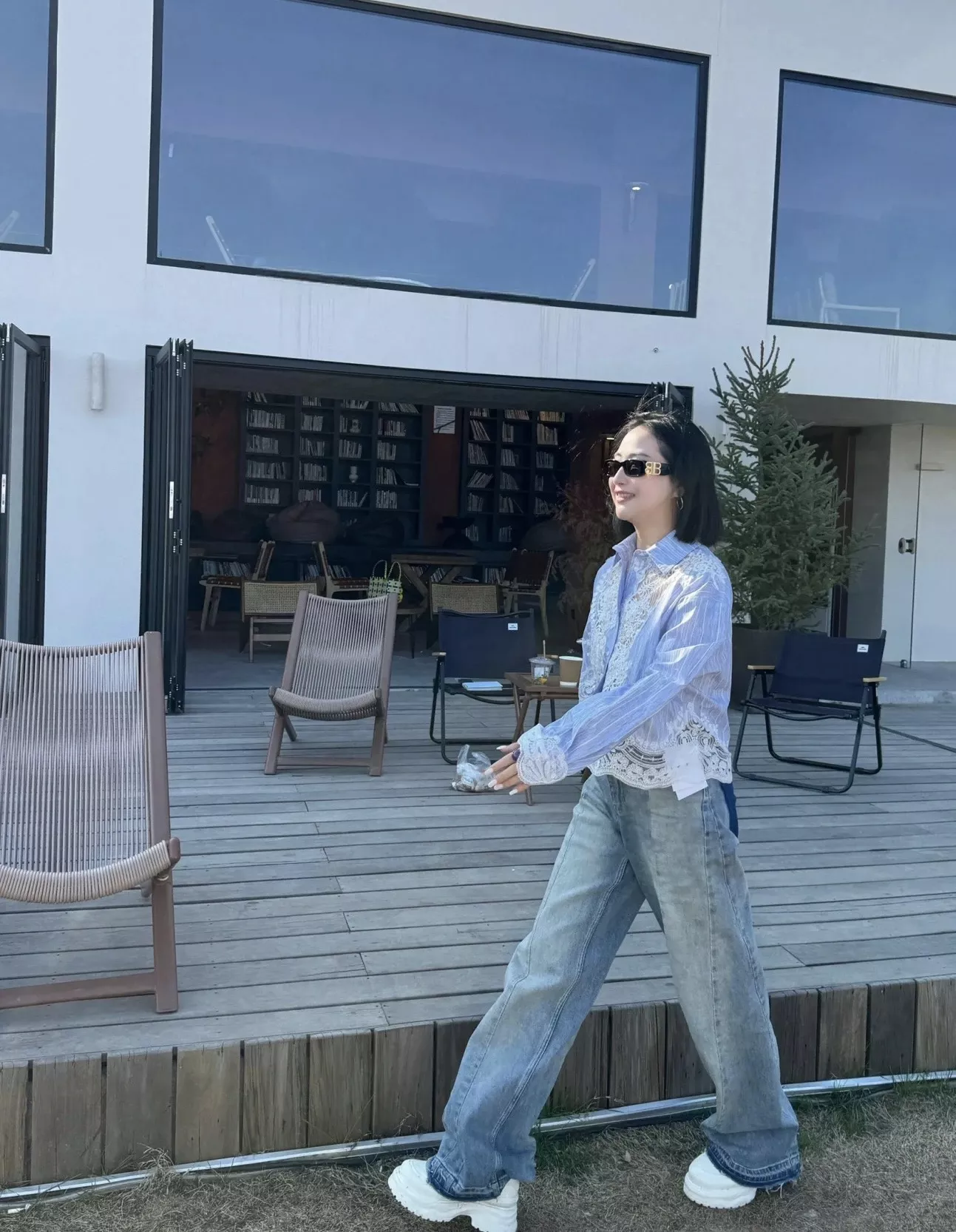 에르마노설비노 레이스 카라 크롭 셔츠 상세 이미지 23