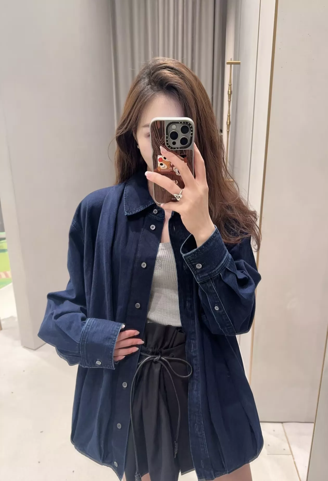 로에베 벌룬 실루엣 데님 셔츠 상세 이미지 12