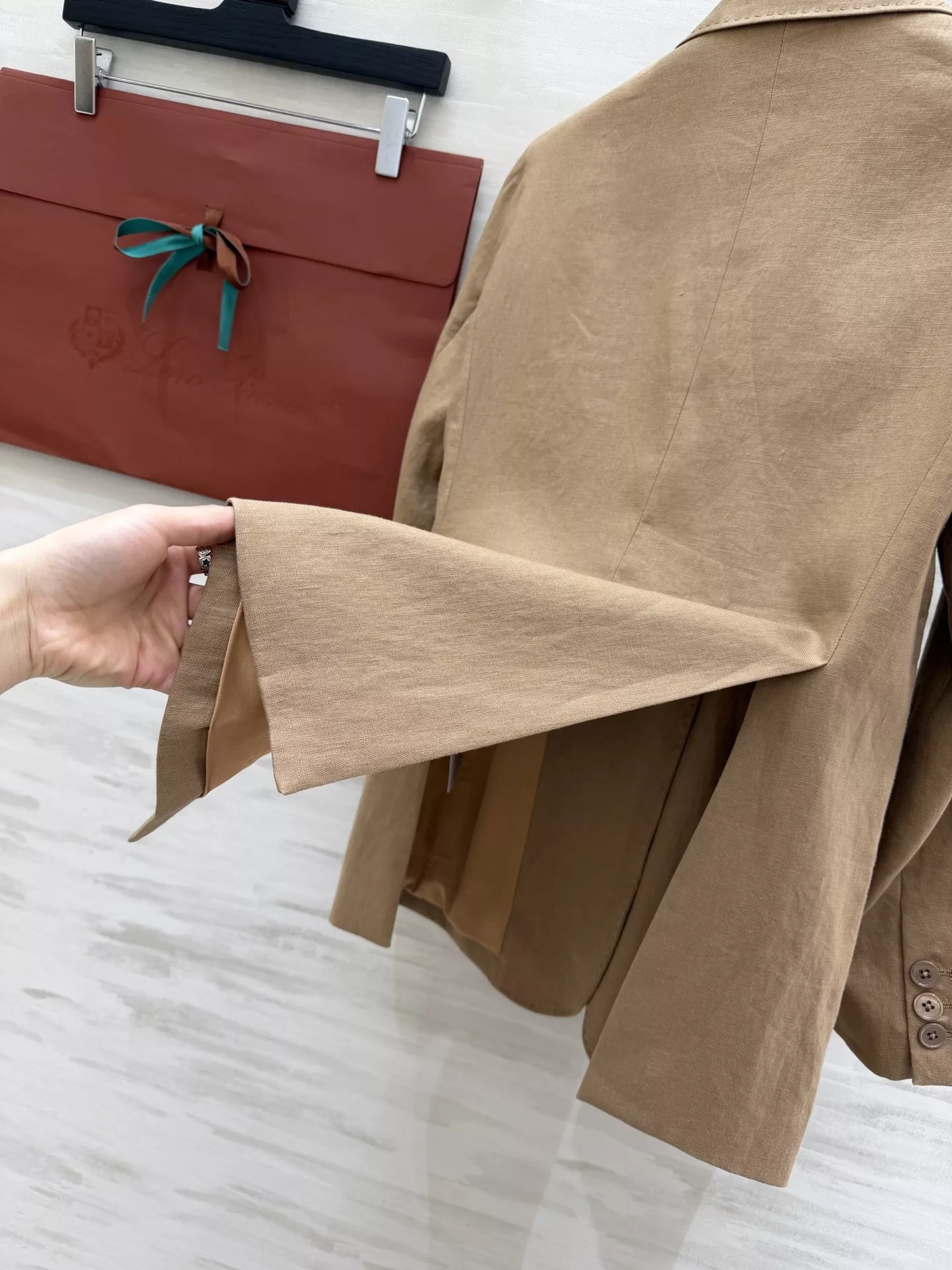 로로피아나 여성 린넨 싱글 재킷 상세 이미지 21