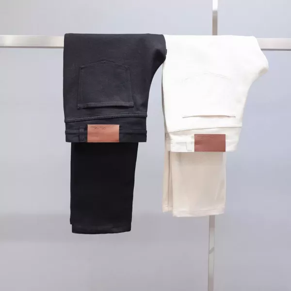 로로피아나 클래식 오포켓 기모 캐주얼 팬츠