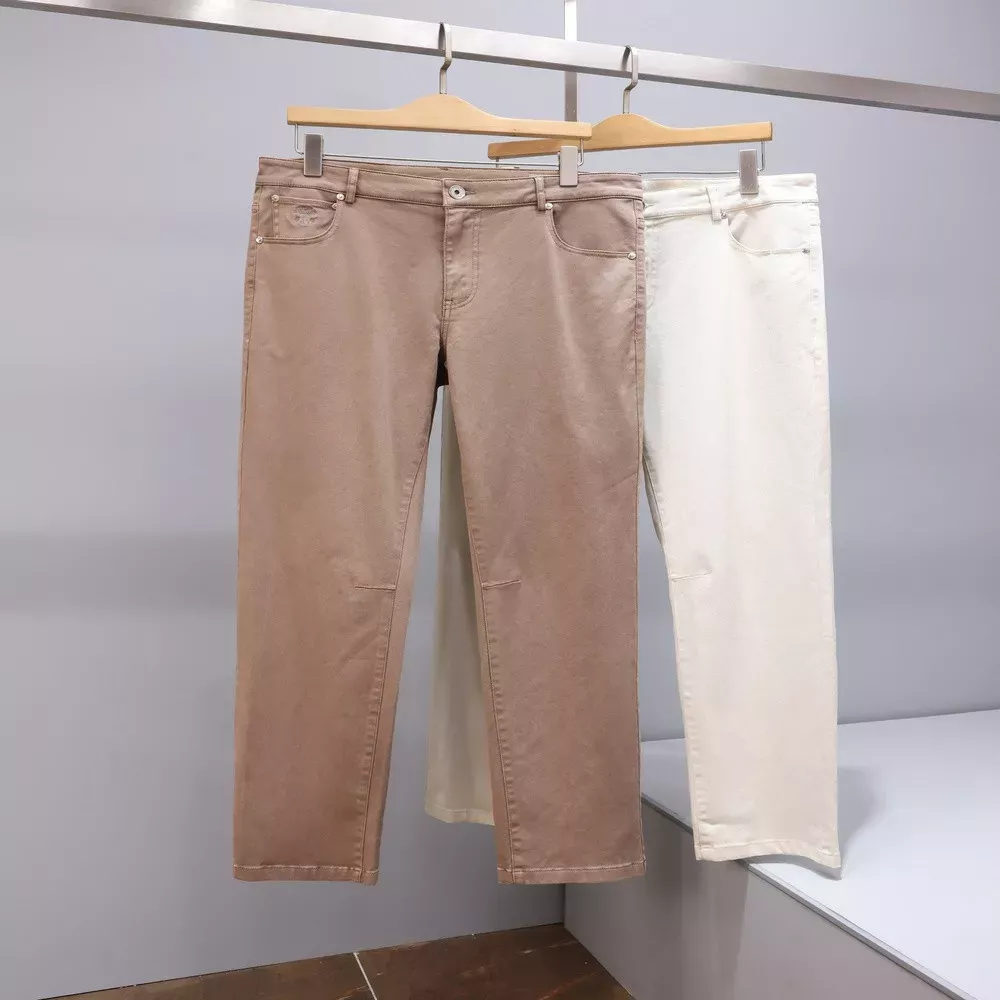 브루넬로쿠치넬리 남성 스트레이트 캐주얼 팬츠