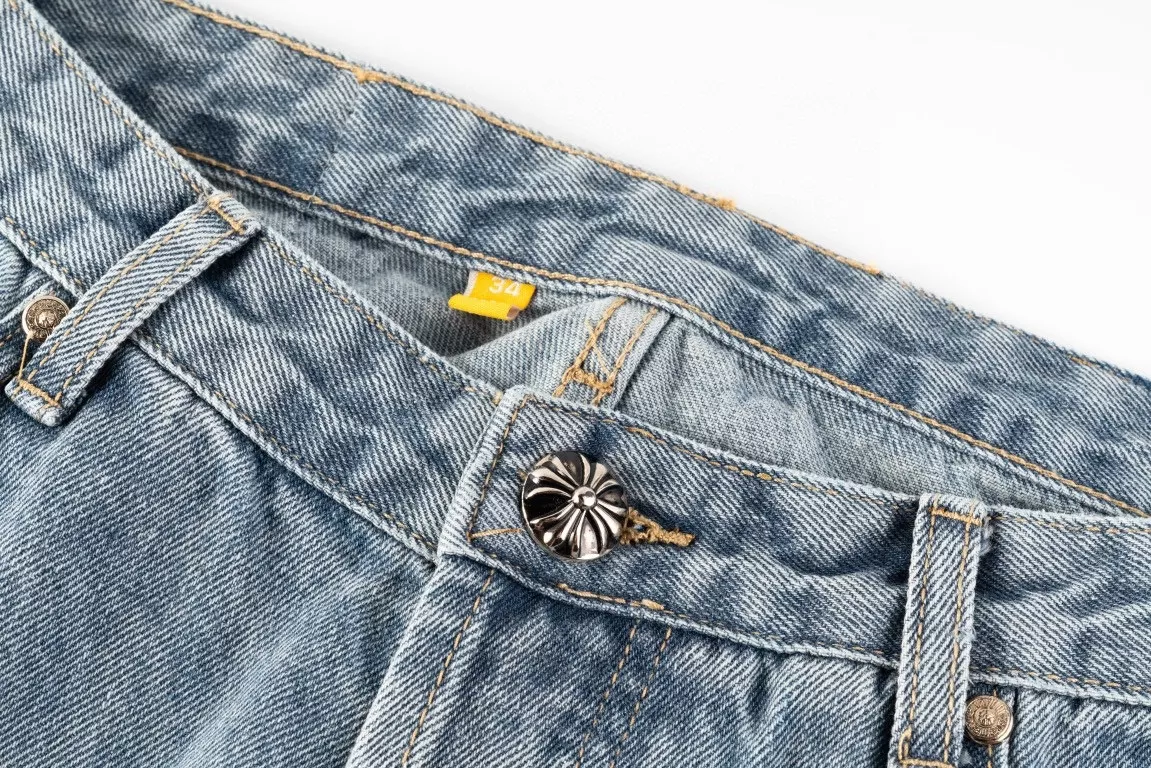 크롬하츠 갤러리뎁트 콜라보 크로스 패치 데님 팬츠 상세 이미지 3