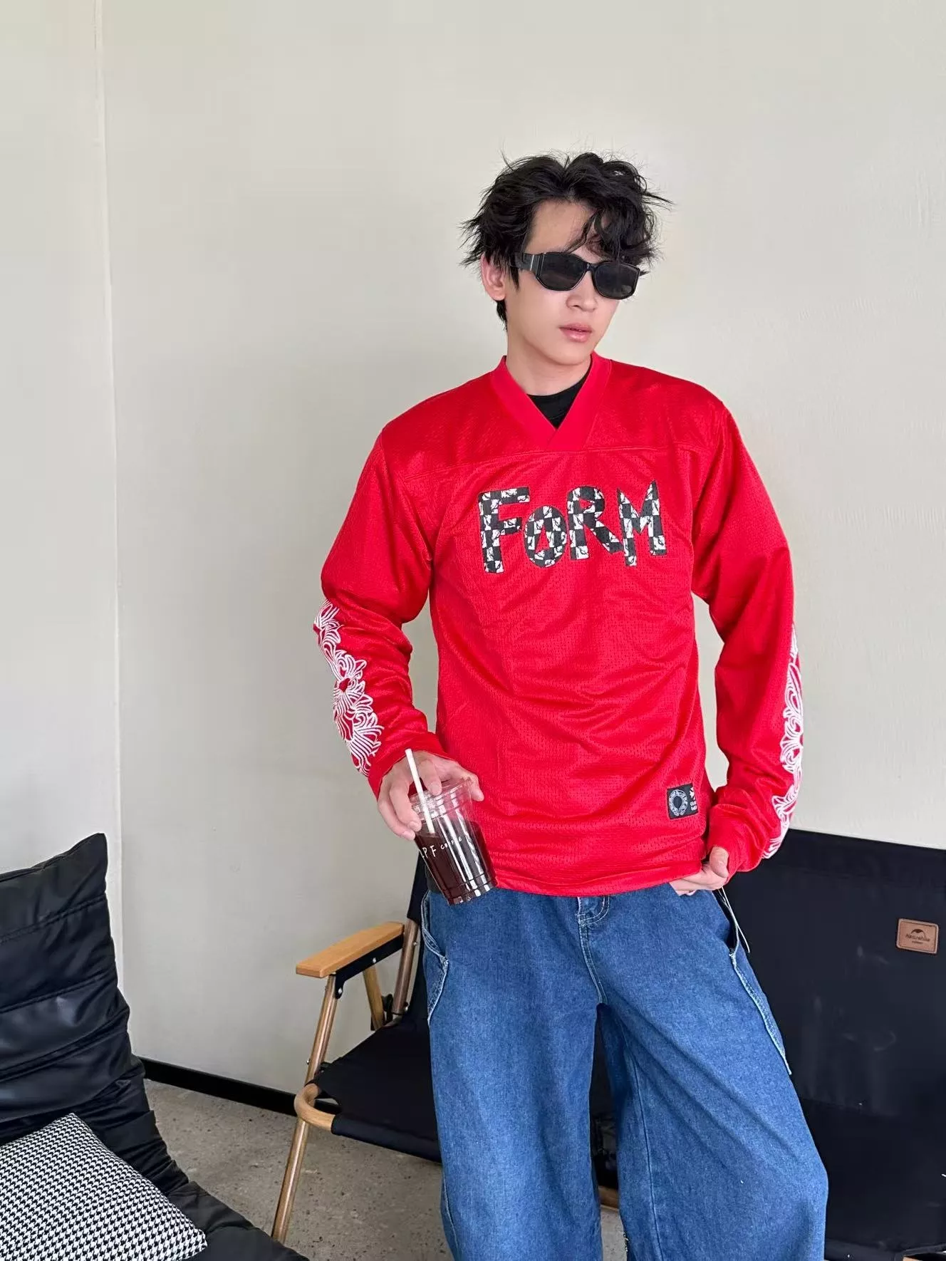 크롬하츠 메쉬 더블 레이어 하키 긴소매 티셔츠 상세 이미지 15