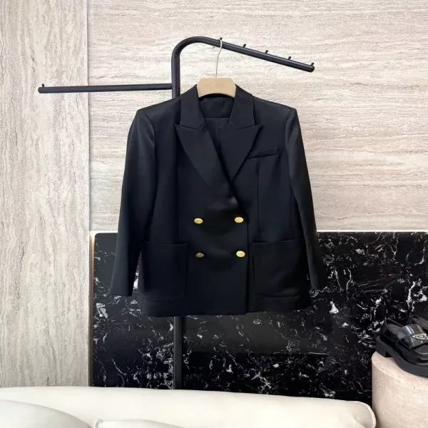 발렌티노 금장 더블버튼 재킷