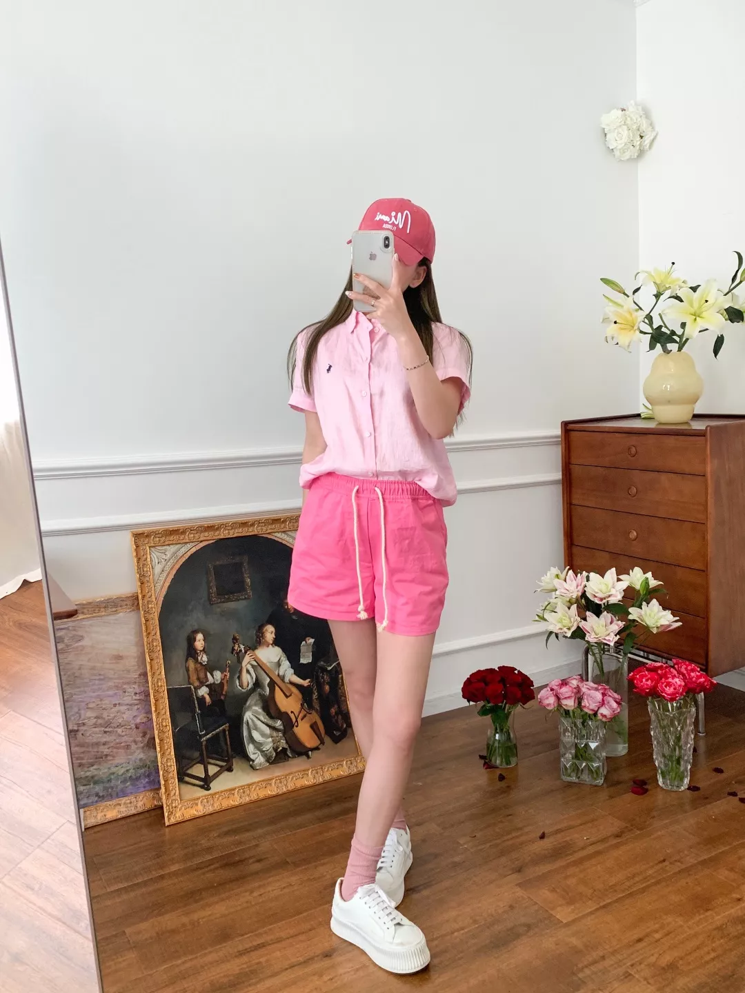 랄프로렌 여성 린넨 반소매 자수 셔츠 상세 이미지 51