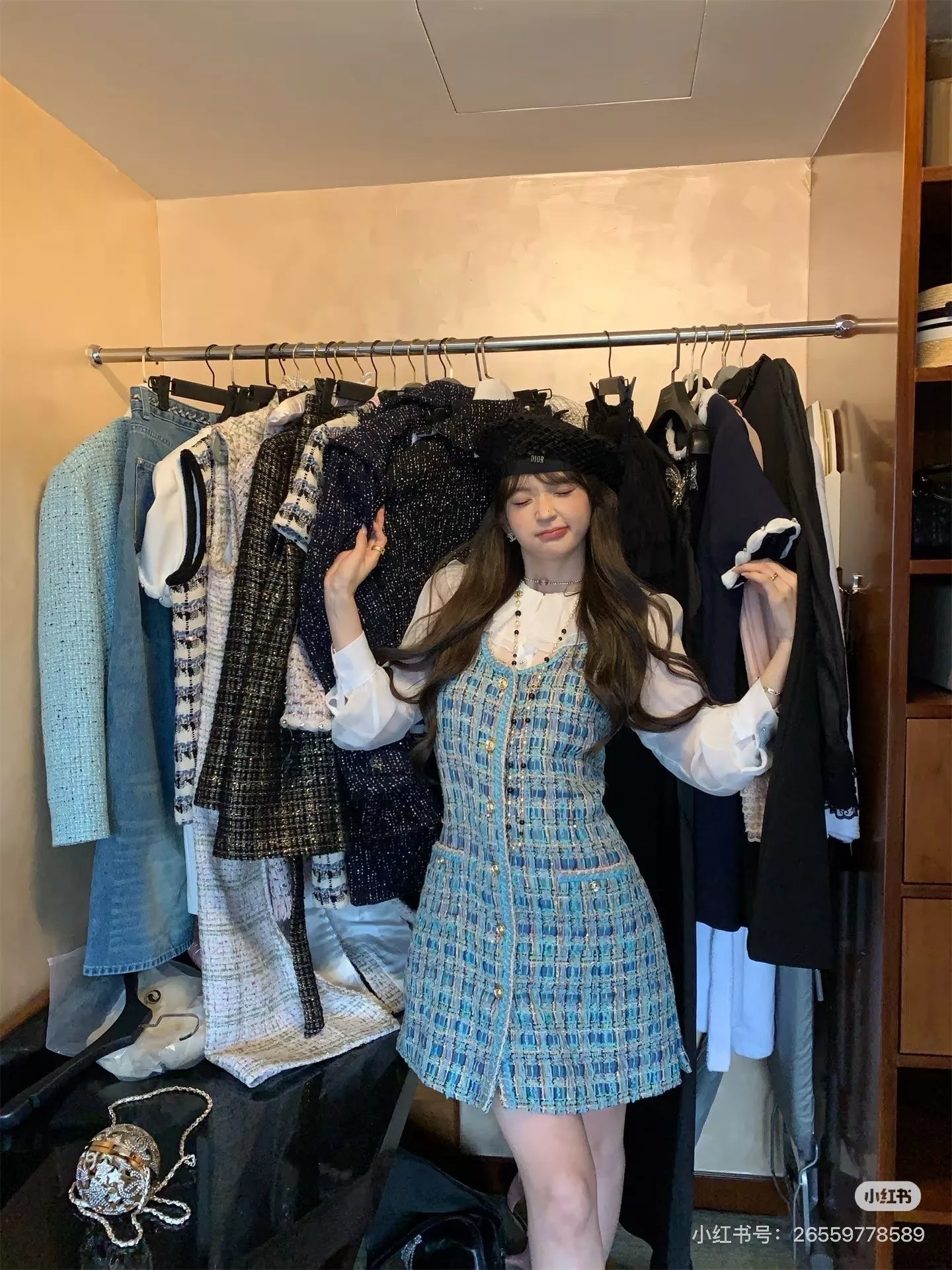 샤넬 트위드 민소매 원피스 상세 이미지 37