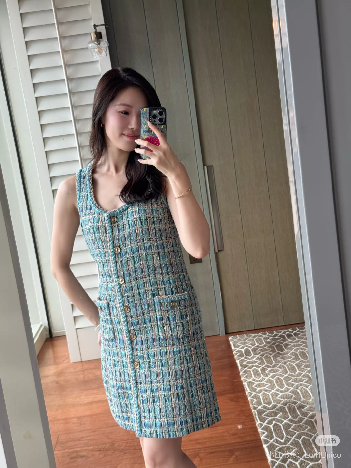 샤넬 트위드 민소매 원피스 상세 이미지 39