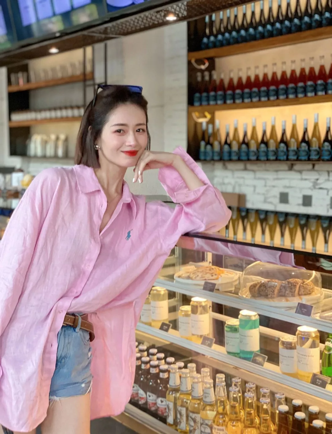 랄프로렌 여성 린넨 자수 로고 셔츠 상세 이미지 59