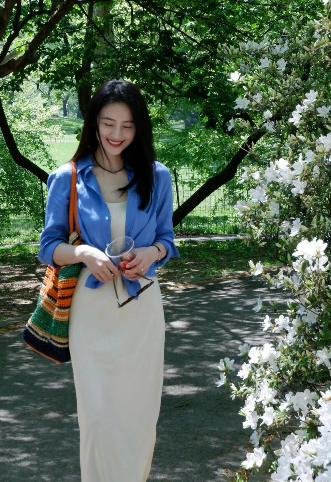 랄프로렌 여성 린넨 자수 로고 셔츠 상세 이미지 87