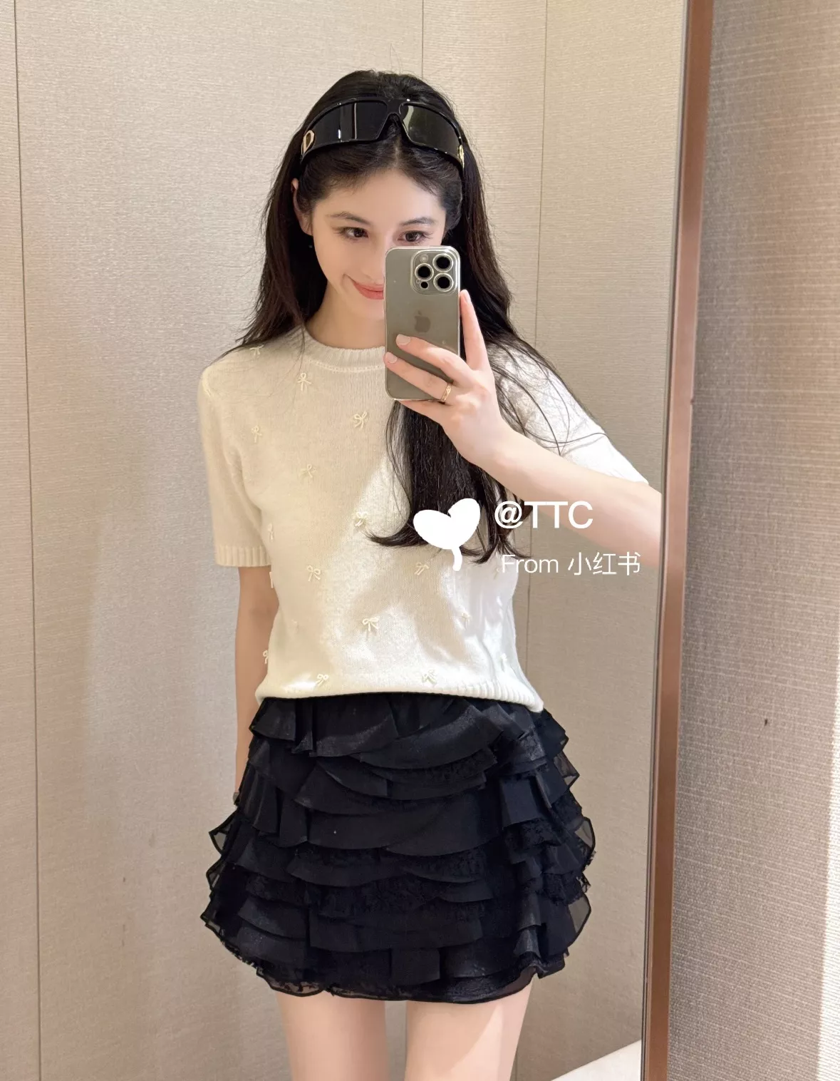 조리아 블랙 레이스 캉캉 숏스커트 상세 이미지 47