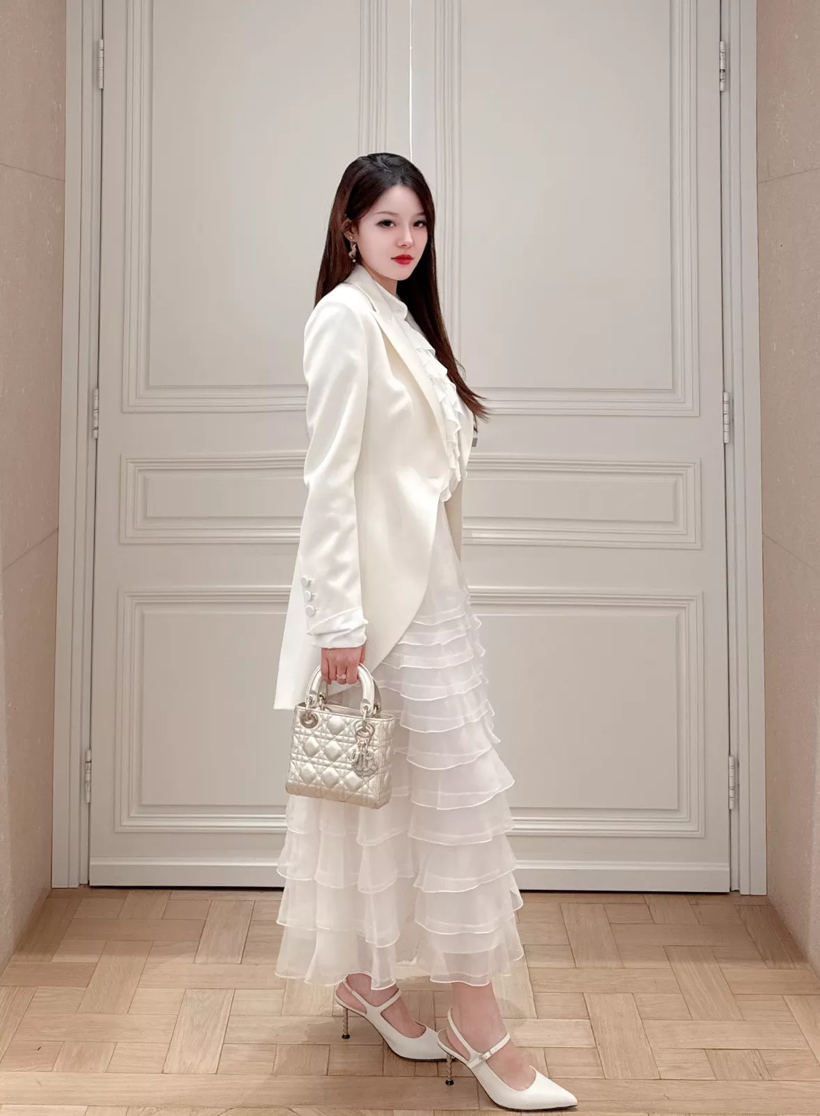 디올 실크 프릴 캉캉 스커트 상세 이미지 60