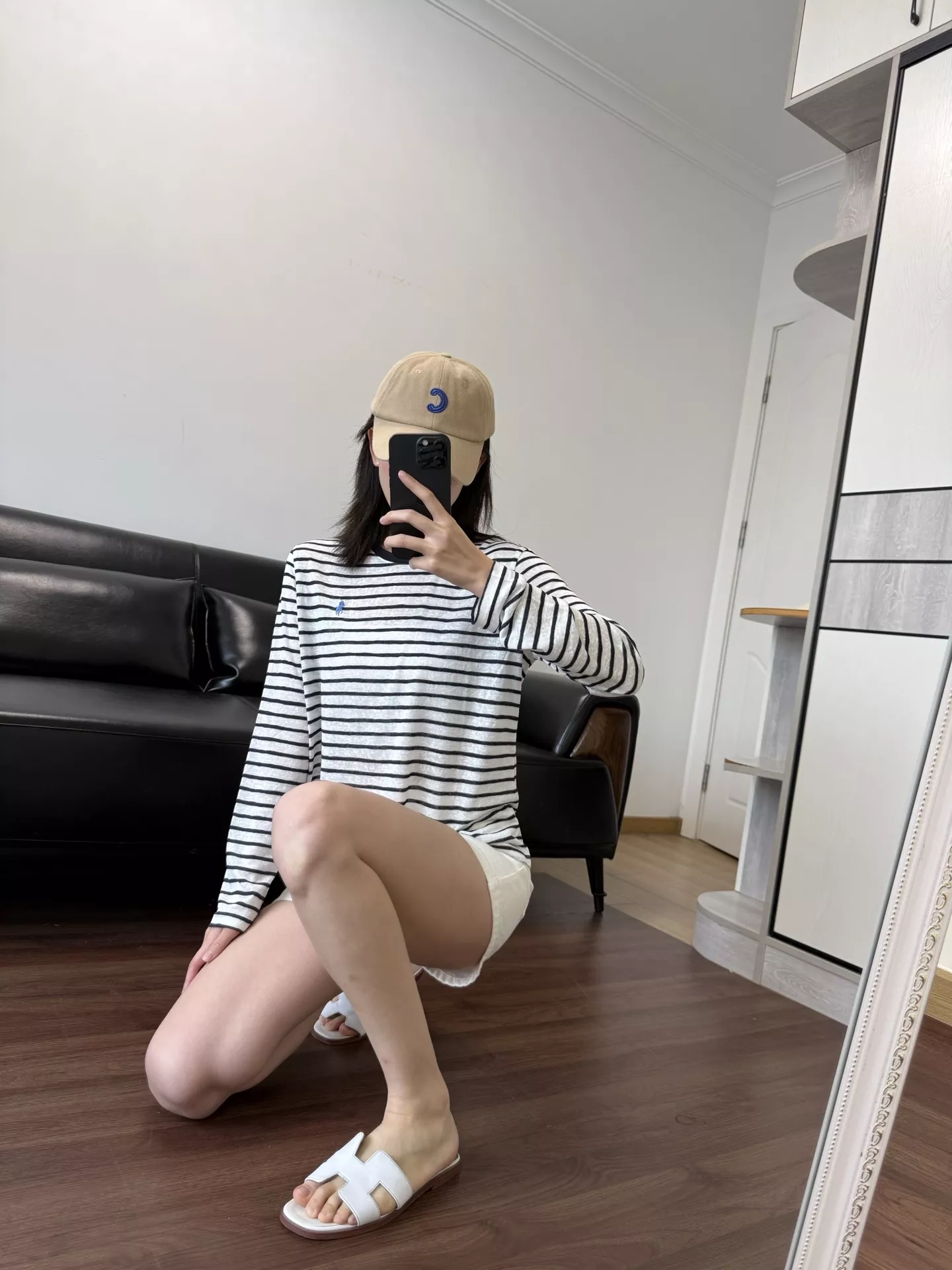 에디션 화이트 와이드 데님 팬츠 상세 이미지 73