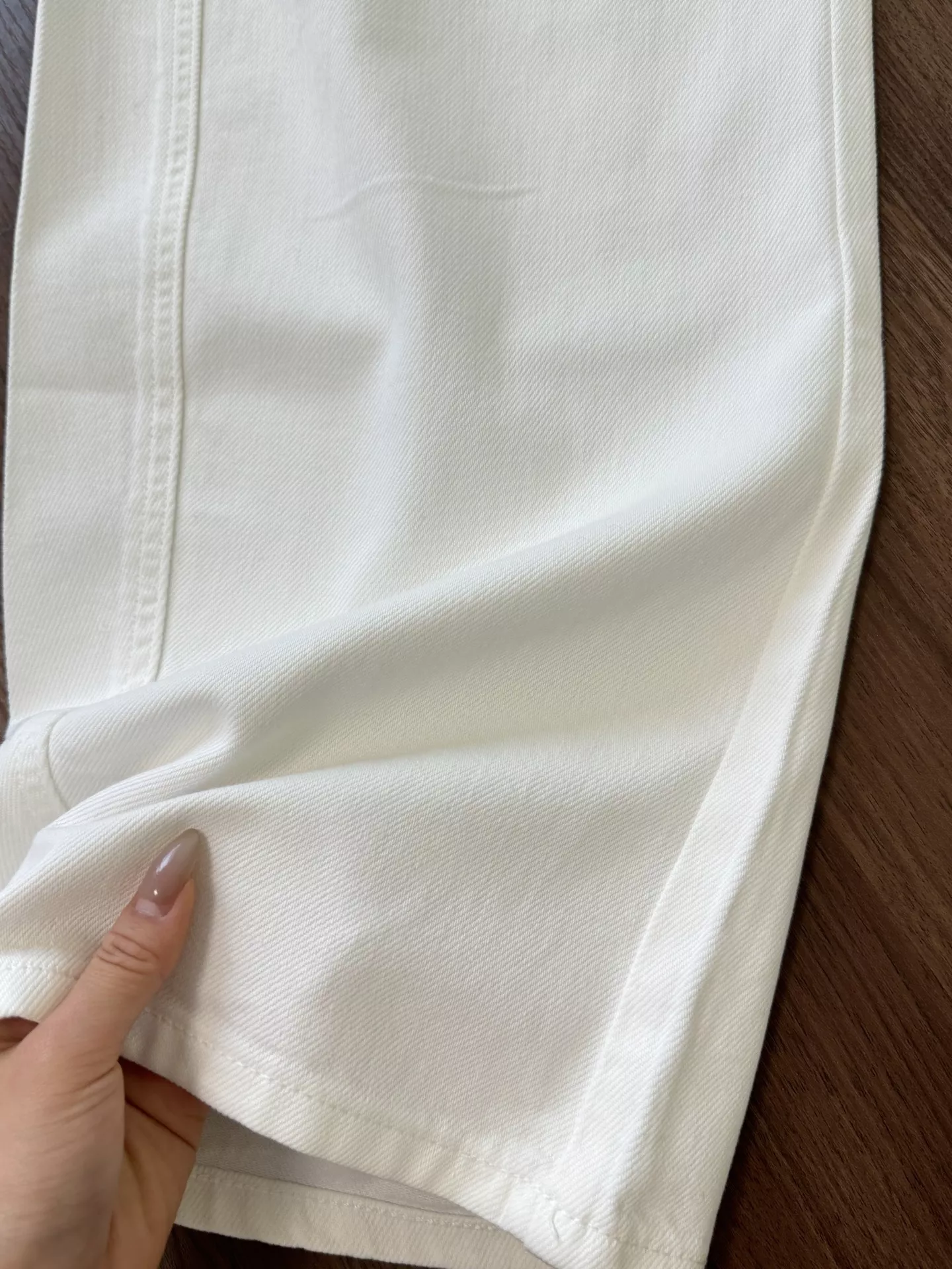 에디션 화이트 와이드 데님 팬츠 상세 이미지 22
