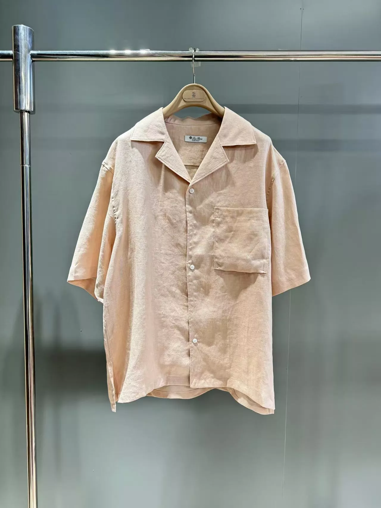 로로피아나 페데리코 쿠바칼라 린넨 셔츠 상세 이미지 1