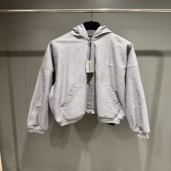 발렌시아가 코튼 데님 후드 재킷 팬츠 세트