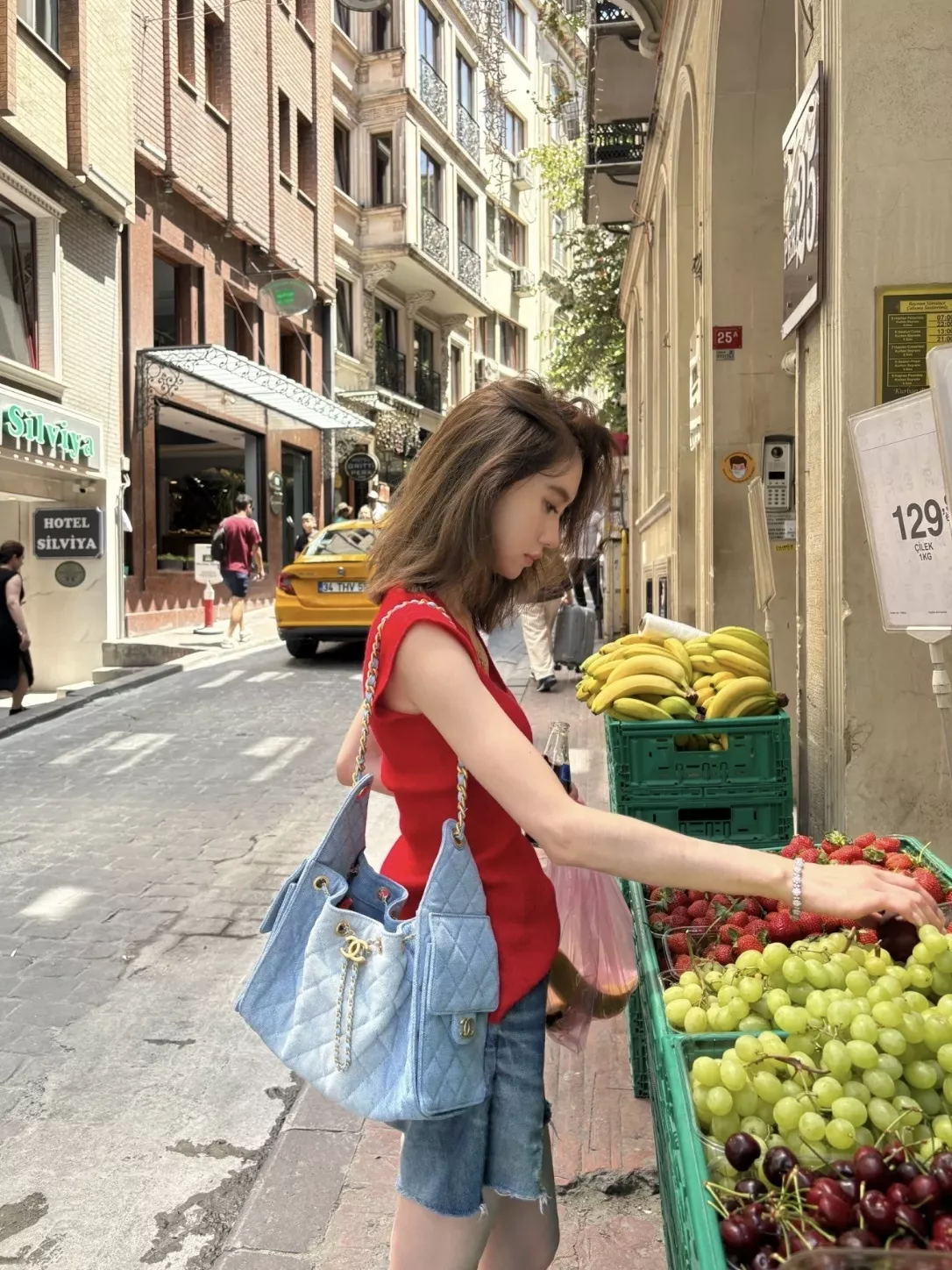 샤넬 데님 드로스트링 버킷 숄더백 상세 이미지 19