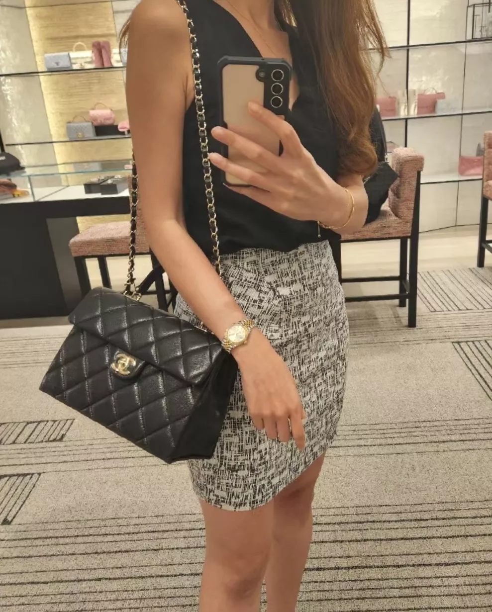 샤넬 켈리 핸들 체인백 상세 이미지 19
