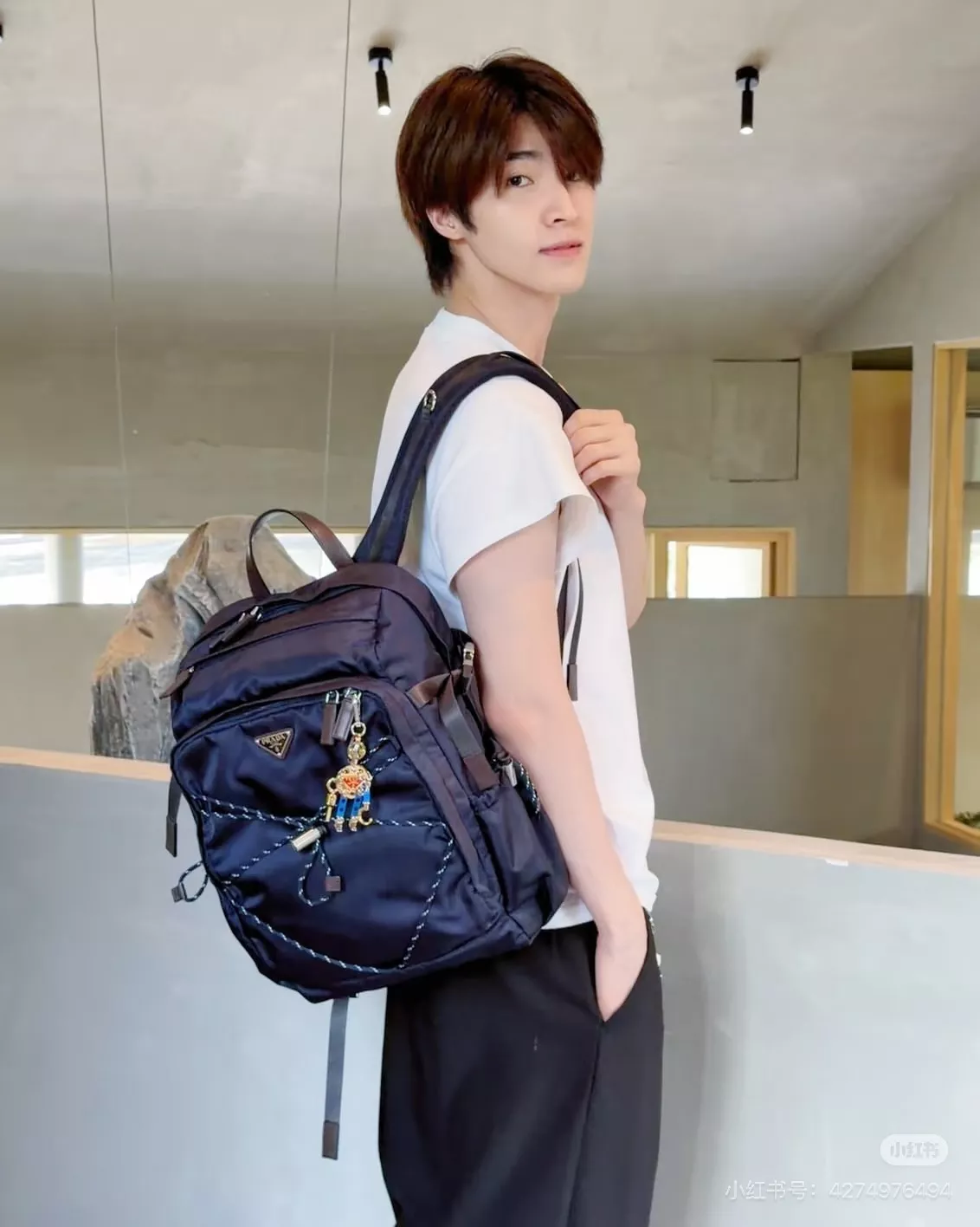 프라다 리나일론 멀티포켓 백팩 상세 이미지 18