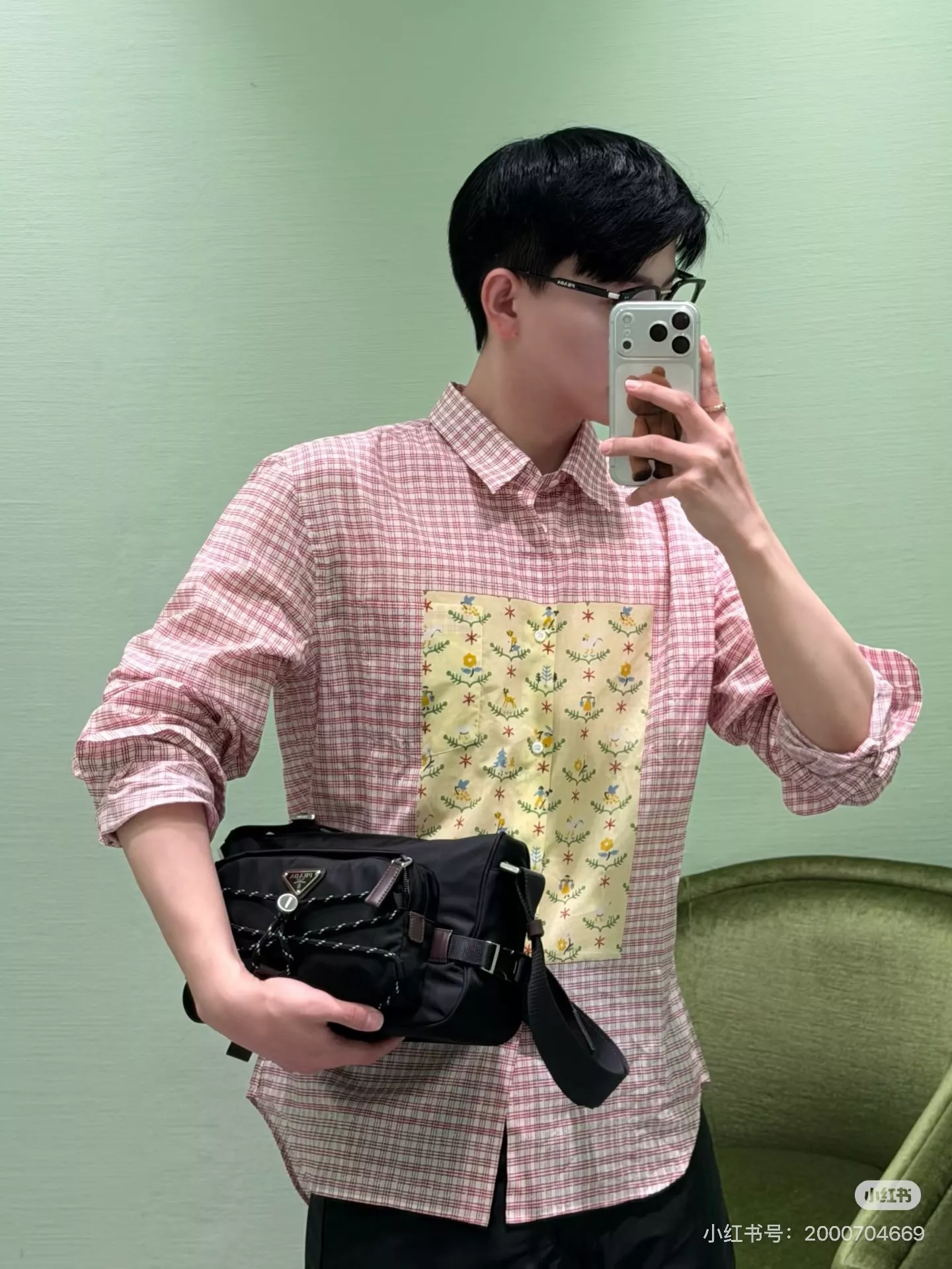프라다 리나일론 테크 숄더백 상세 이미지 13
