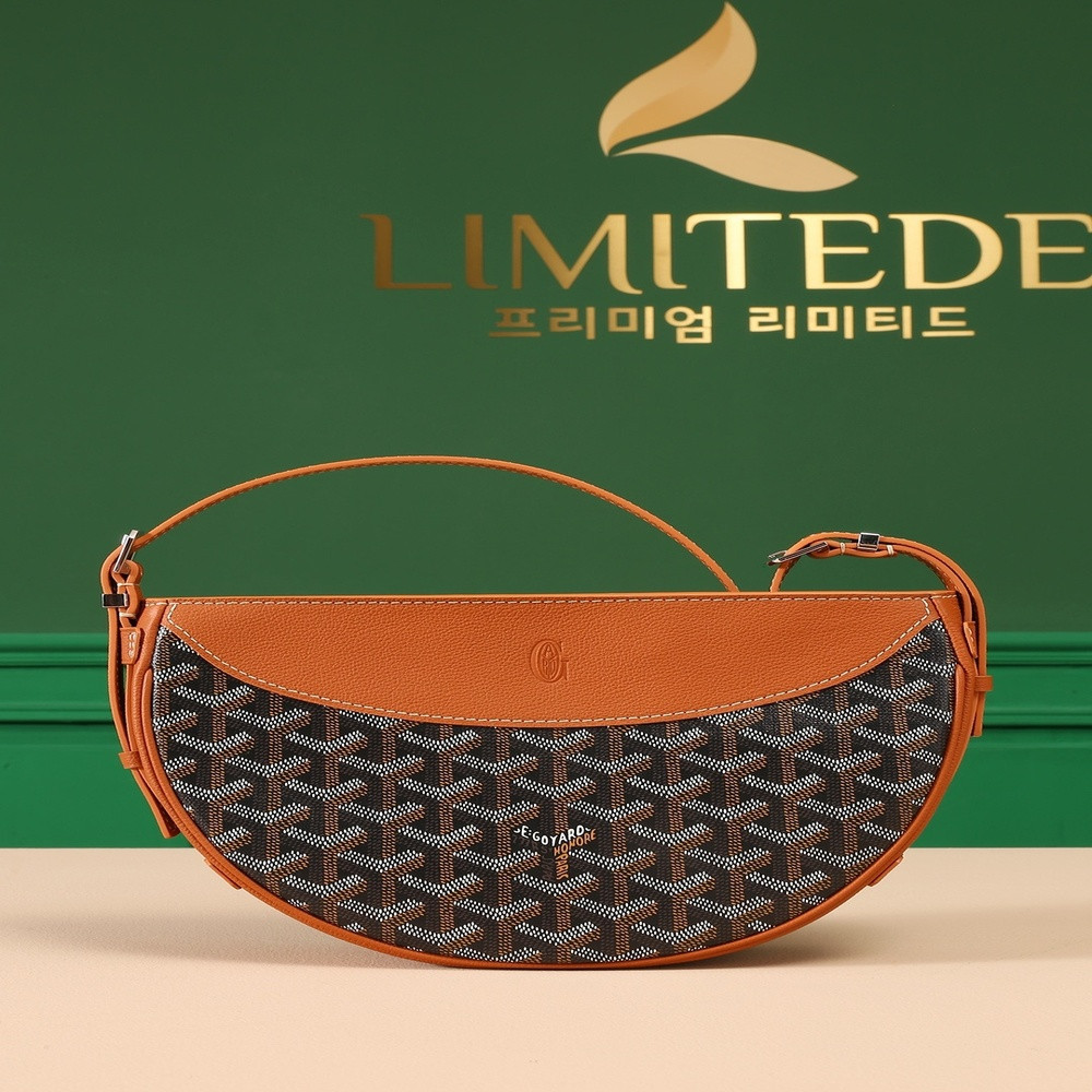 고야드 반달 쉐입 숄더 겸 크로스백