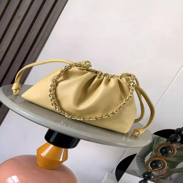 로에베 플라멩코 퍼스 손나파 가죽 백