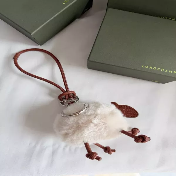 롱샴 양털 램 키링 참