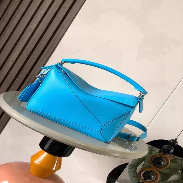 로에베 퍼즐 기하학 나파 가죽 핸드백