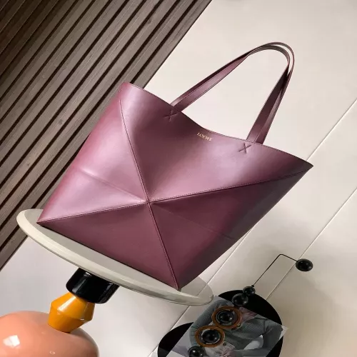 로에베 퍼즐 폴드 기하학 토트백