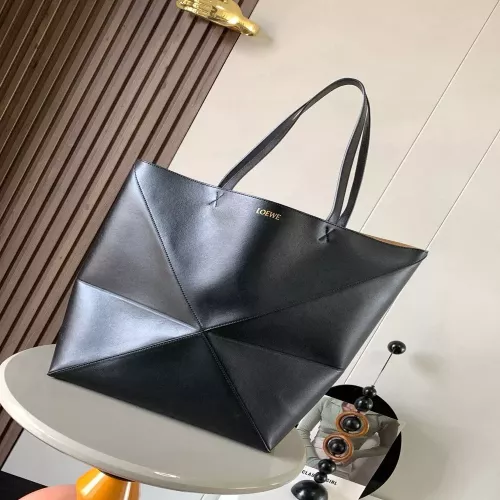 로에베 퍼즐 폴드 기하학 토트 백